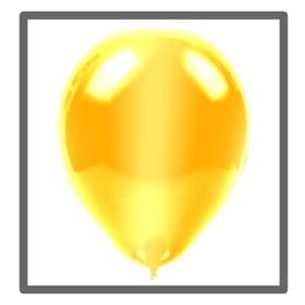 Elit Parti Metalik Altın 100 Adet Balon