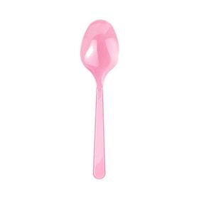 Elit Parti Pembe Plastik 25 Adet Kaşık