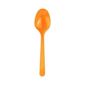 Elit Parti Turuncu Plastik 25 Adet Kaşık