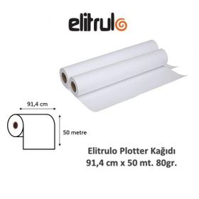 Elit Rulo 91.4x100 cm 80 gr Plotter Kağıdı