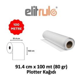 Elit Rulo 91.4x100 cm 80 gr Plotter Kağıdı