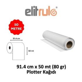 Elit Rulo 91.4x50 cm 80 gr Plotter Kağıdı