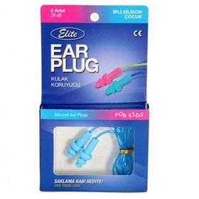 Elite Ear Plug Silikon İpli Çocuk Kulak Tıkacı