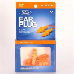 Elite Ear Plug Silikon İpli Kulak Tıkacı