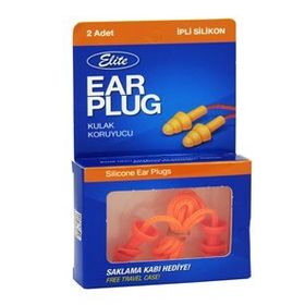 Elite Ear Plug Silikon İpli Kulak Tıkacı