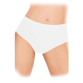 Elite Life A-04-822 Dikişsiz İz Yapmaz Cep Ağlı Slip Beyaz Kadın Külot