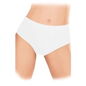 Elite Life A-04-822 Dikişsiz İz Yapmaz Cep Ağlı Slip Beyaz Kadın Külot