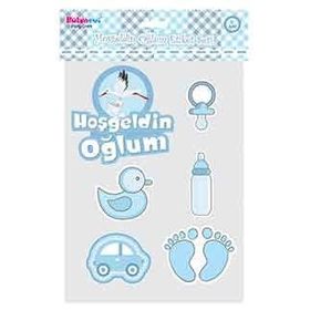 Elite Time BE4165 KL:12 PK:1 Hoşgeldin Oğlum Set Sticker