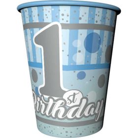 Elite Time PK:8 KL:24 Bırthd.Pırıltılı Mavi 220 240cc Bardak