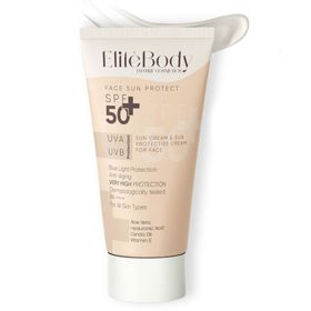 EliteBody SPF50+ Yüksek Koruma Renksiz Yüz Güneş Kremi