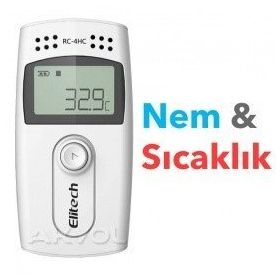 Elitech RC-4HC Mini Sıcaklık ve Nem Kayıt Cihazı