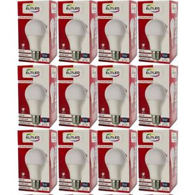 Elitled Beyaz-White 9 W 12'li Set Led Ampül