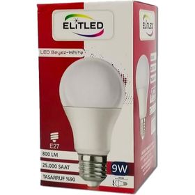 Elitled Beyaz-White 9 W Led Ampül