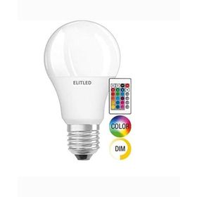 Elitled Rgb 9 W Uzaktan Kumandalı Renk Değiştiren Ampul