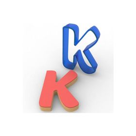 Elitparti K Harfi Polikarbon Kopat Kurabiye Kalıbı