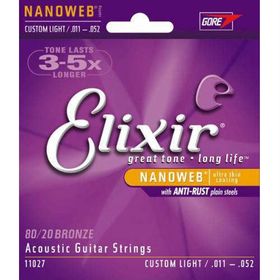 Elixir 011-052 Bronz Akustik Gitar Tel Seti