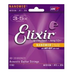 Elixir 11102 013-056 Bronz Akustik Gitar Teli