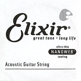 Elixir 14126 26 Nanoweb Phosphor Bronze Tek Akustik Gitar Teli