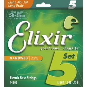 Elixir 14202 045-130 Bas Gitar Teli