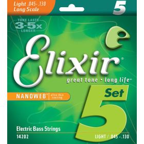 Elixir 14202 045-130 Bas Gitar Teli