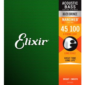 Elixir 14502 045-100 Akustik Bas Gitar Teli