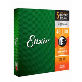 Elixir 14777 045-130 Çelik Sarım Bas Gitar Teli