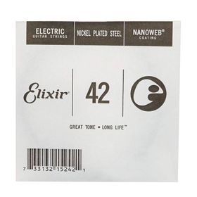 Elixir 15242 Nanoweb Tek Elektro Gitar Teli