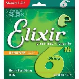 Elixir 15332 032 Tek Bas Gitar Teli
