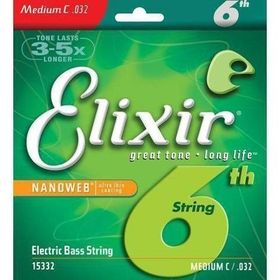 Elixir 15332 032 Tek Bas Gitar Teli