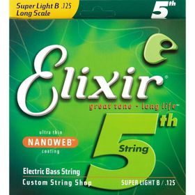 Elixir 15425 125 Tek Bas Gitar Teli