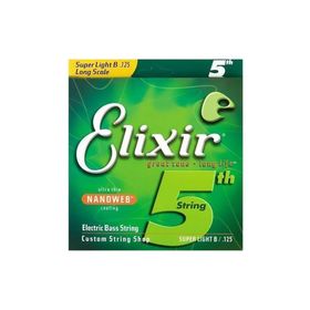 Elixir 15425 125 Tek Bas Gitar Teli