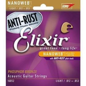 Elixir 16052 012-053 Fosfor Bronz Akustik Gitar Teli