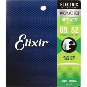 Elixir 19007 9-52 Optiweb Super Light 7 Telli Elektro Gitar Teli