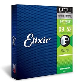 Elixir 19007 9-52 Optiweb Super Light 7 Telli Elektro Gitar Teli