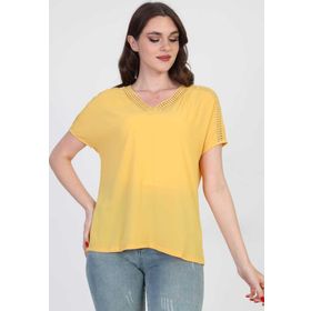 Ella Camelia 5010027 Sarı Kadın Bluz