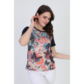 Ella Camelia 5010033 Lacivert Kadın Bluz