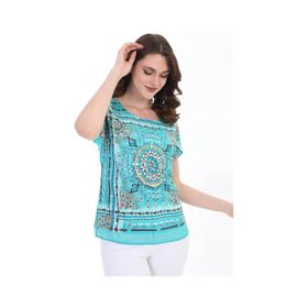 Ella Camelia 5010036 Yeşil Kadın Bluz