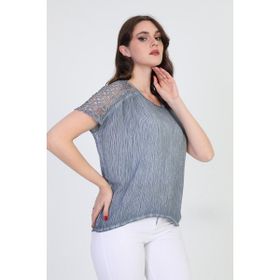 Ella Camelia 5010062 Indigo Kadın Bluz
