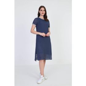 Ella Camelia 5012101 İndigo Kadın Elbise