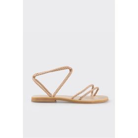 Elle Shoes Solys Bej Parmak Arası Kadın Sandalet