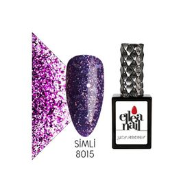 Ellea Nail 8015 15 ml UV LED Simli Kalıcı Oje