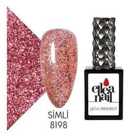 Ellea Nail 8198 15 ml UV LED Simli Kalıcı Oje