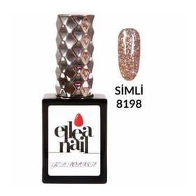 Ellea Nail 8198 15 ml UV LED Simli Kalıcı Oje