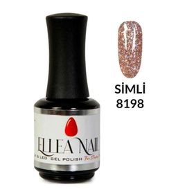 Ellea Nail 8198 15 ml UV LED Simli Kalıcı Oje