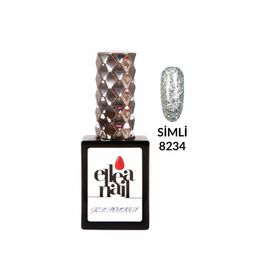 Ellea Nail 8234 Salon Boy 15 ml UV LED Simli Kalıcı Oje