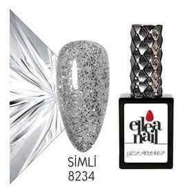 Ellea Nail 8234 Salon Boy 15 ml UV LED Simli Kalıcı Oje