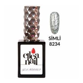 Ellea Nail 8234 Salon Boy 15 ml UV LED Simli Kalıcı Oje