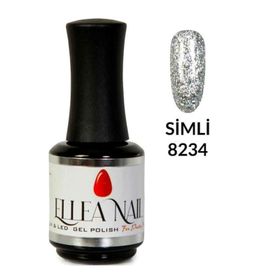 Ellea Nail 8234 Salon Boy 15 ml UV LED Simli Kalıcı Oje