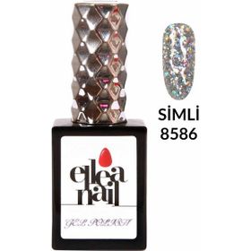 Ellea Nail 8586 Salon Boy 15 ml UV LED Simli Kalıcı Oje