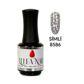 Ellea Nail 8586 Salon Boy 15 ml UV LED Simli Kalıcı Oje